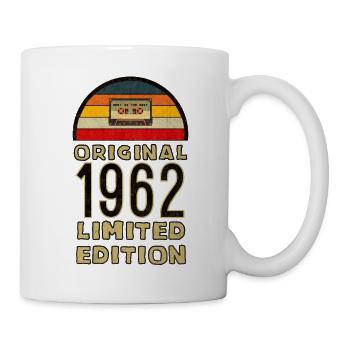 1962 Vintage Anniversaire Rétro Cadeau - Mug blanc - blanc - Droite