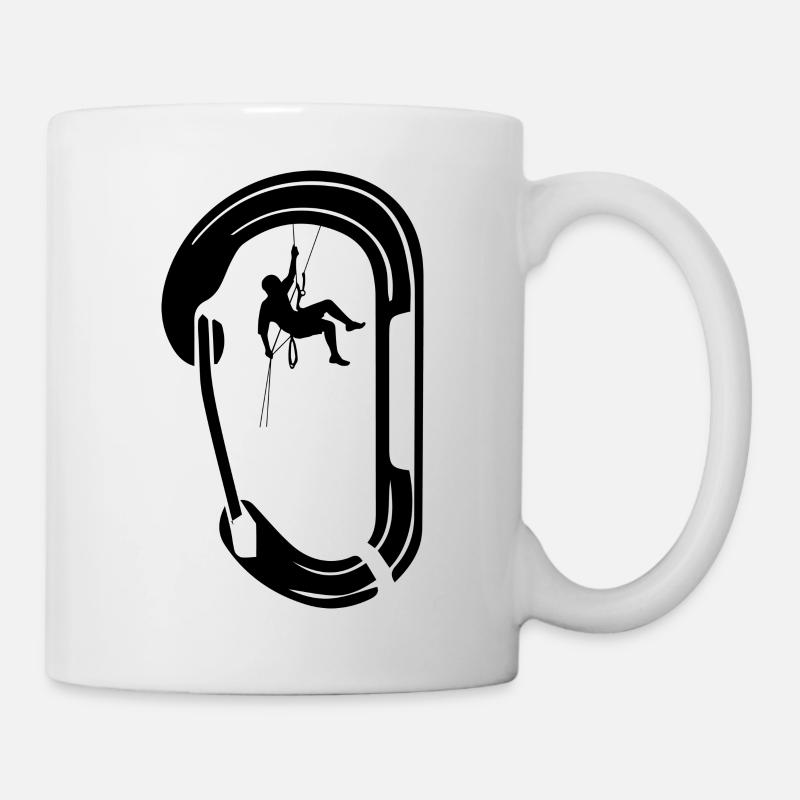 Escalade de bloc Escalade Randonnée - Mug blanc - blanc