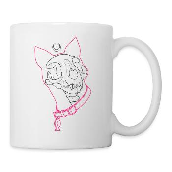 SKULL KAT!! Custom collection design!! - Mug - white - Right