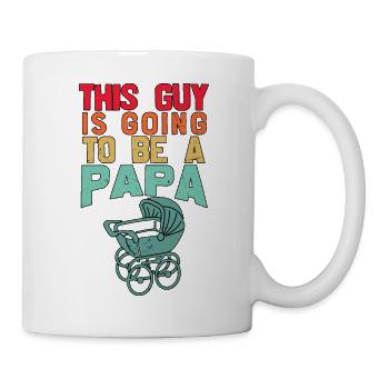THIS GUY IS GOING TO BE A PAPA FUTURE FATHER - Mug - white - Right