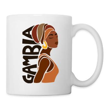 Gambia Gambian Woman Africa Black Ethnic Heritage - Mug - white - Right