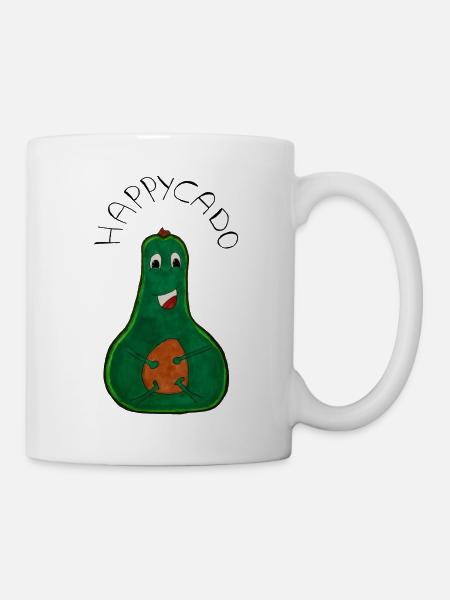HappyCado - Tasse - Weiß