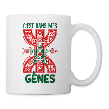 Berbère Amazigh c'est dans mes gènes Imazighen - Mug blanc - blanc - Droite