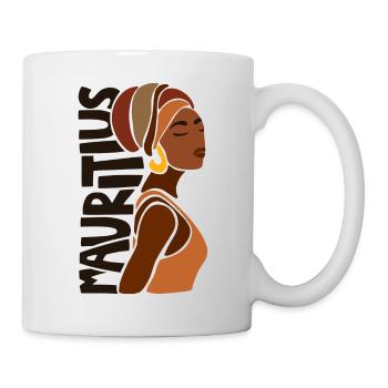 Mauritius Afrika Ethnic Heritage Souvenir - Tasse - Weiß - Rechts