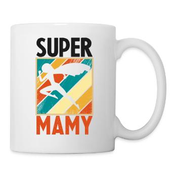 SUPER mamie - Mug blanc - blanc - Droite