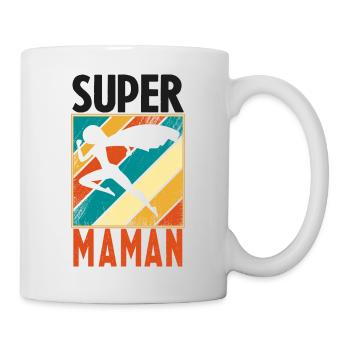 super MAMAN - Mug blanc - blanc - Droite