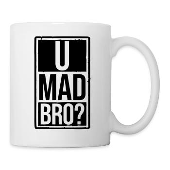 U mad bro - Mug blanc - blanc - Droite