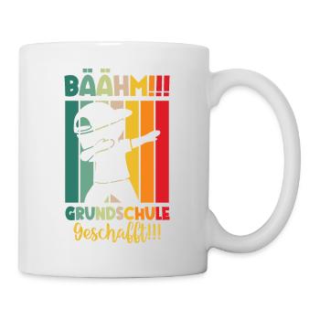 Grundschule Geschafft 2026 Grundschulabgänger - Tasse - Weiß - Rechts