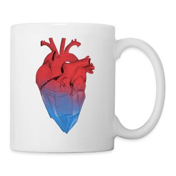 Crystallized heart - Mug - white - Right