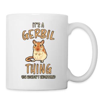 Rennmaus Spruch Maus Lustiges Rennmäuse Geschenk - Tasse - Weiß - Rechts