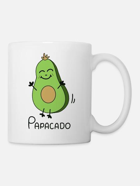 Papacado Papa Avocado - Father Pride - Mug - white