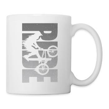 BMX Rider Ride Bicycle Retro - Mug - white - Right