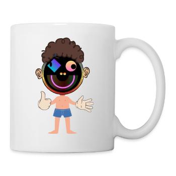 freak thumb up - Tasse - Weiß - Rechts