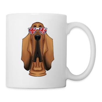 Bloodhound UK Lunettes de soleil I Drapeau anglais I Union - Mug blanc - blanc - Droite