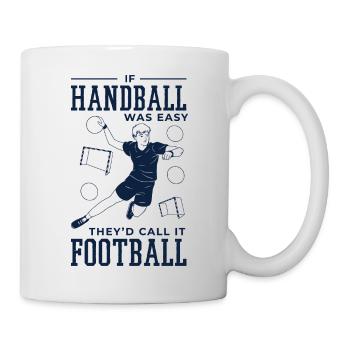 Handball Handballer Handballspieler Handballverein - Tasse - Weiß - Rechts