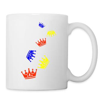 Krone Symbol - Tasse - Weiß - Rechts
