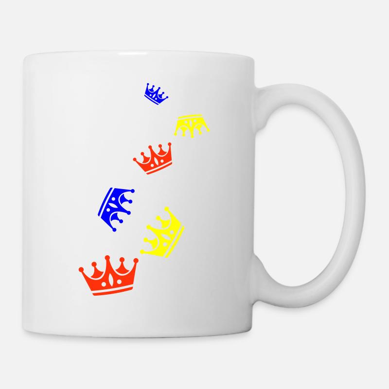Symbole de la couronne - Mug blanc - blanc