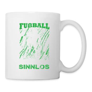 Ein Leben ohne Fußball ist möglich aber Sinnlos - Tasse - Weiß - Rechts
