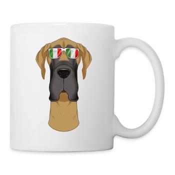 Lunettes de soleil Great Dane Italy I drapeau italien - Mug blanc - blanc - Droite