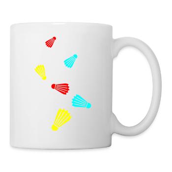 badminton - Mug blanc - blanc - Droite
