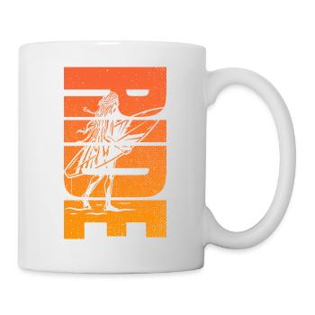 Frauen Surfen Retro Ride Sunset Surfer - Tasse - Weiß - Rechts