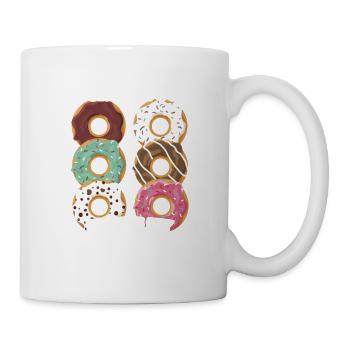 Donut - Tasse - Weiß - Rechts