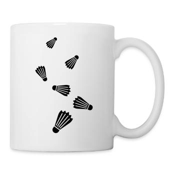 badminton - Mug blanc - blanc - Droite