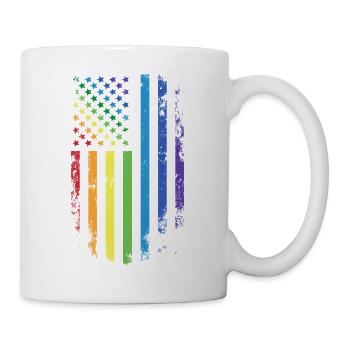 Les personnes LGBT - Mug blanc - blanc - Droite