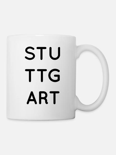 Stuttgart - Tasse - Weiß