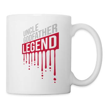 Citation de légende de l’oncle parrain - Mug blanc - blanc - Droite