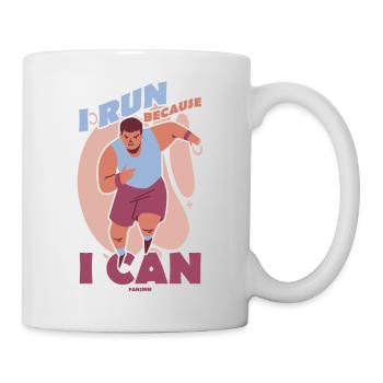 Courir - Mug blanc - blanc - Droite