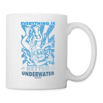 Diving Scuba Instructor Holiday Summer Gift - Mug - white - Right