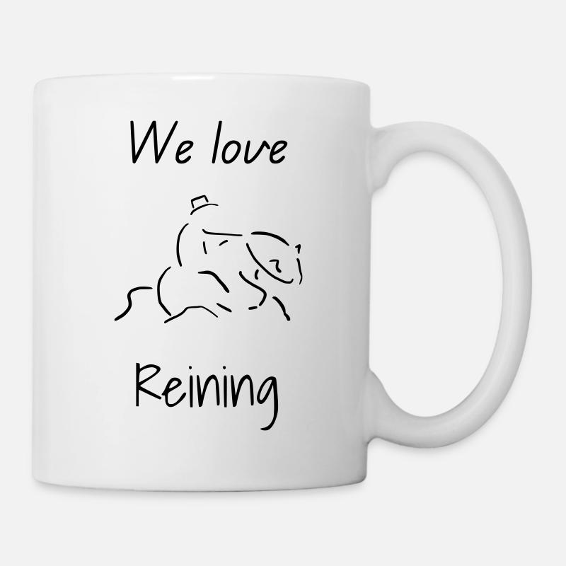 We love Reining - Mug - white