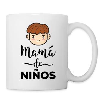 Mama von Jungen Geschenk Mutter Muttertag - Tasse - Weiß - Rechts