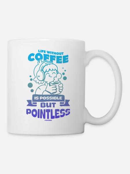 Kaffee - Tasse - Weiß