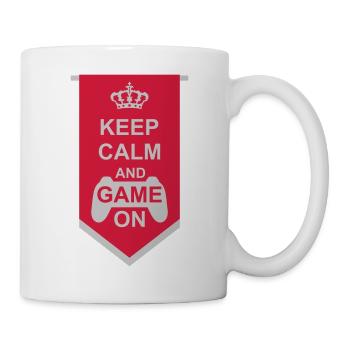 Jeu Banner Keep Calm - Mug blanc - blanc - Droite