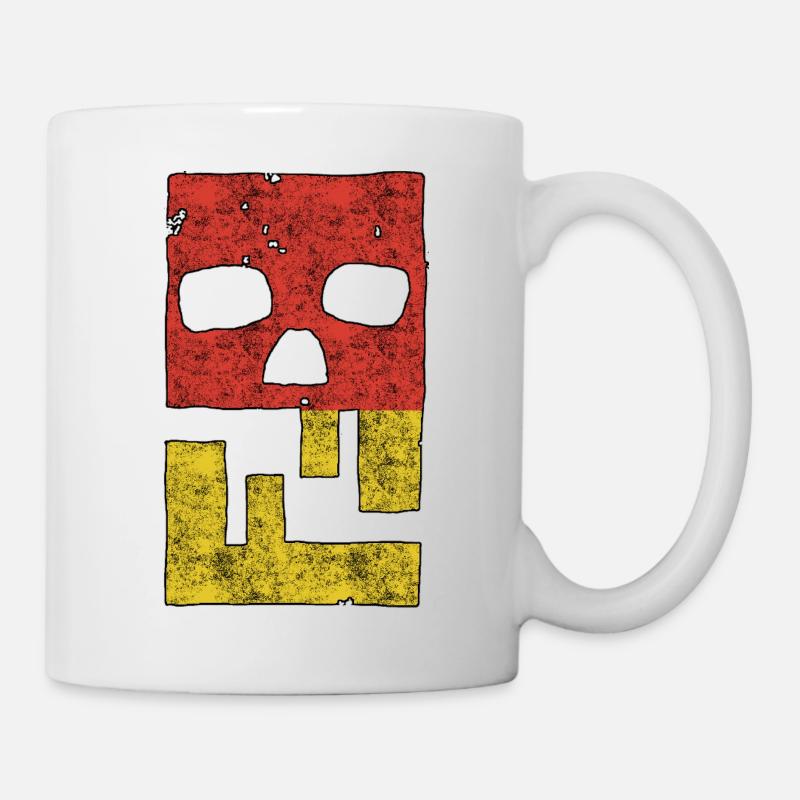 Hacking Hacks Hacker Malware Logo Emblem - Tasse - Weiß