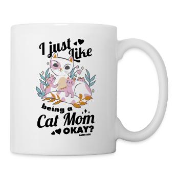 Katzenmama - Tasse - Weiß - Rechts