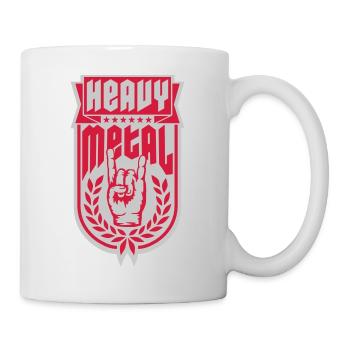 Laurel Wreath Heavy Metal Logo - Mug blanc - blanc - Droite