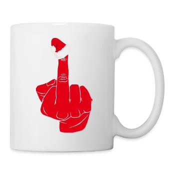 Christmas hypocrisy - Mug - white - Right