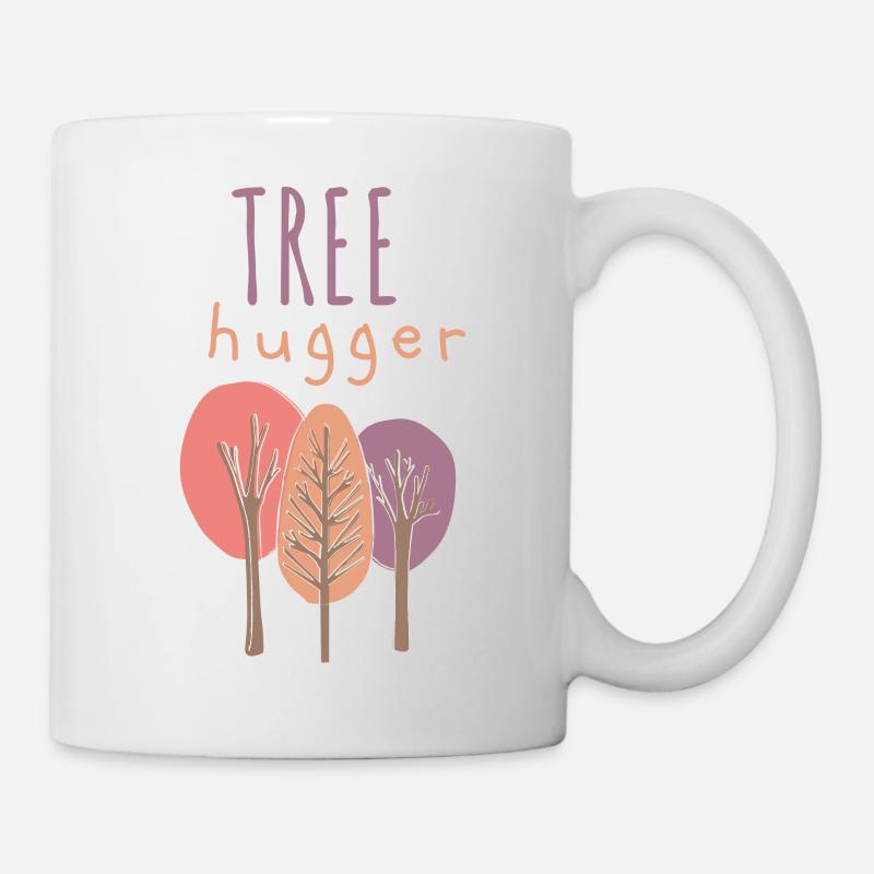 Baum Umarmer Tree Hugger - Tasse - Weiß