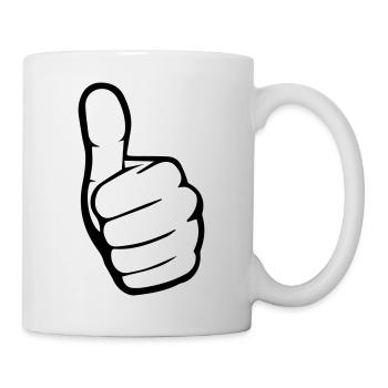 Like Hand - Mug - white - Right