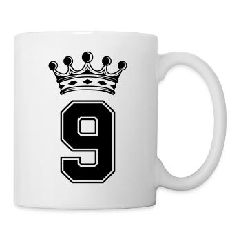 9 krone - Tasse - Weiß - Rechts