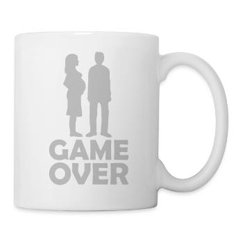 Baby Geburt Game Over - Tasse - Weiß - Rechts