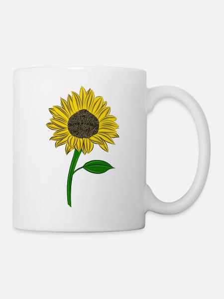Sunflower - Mug - white