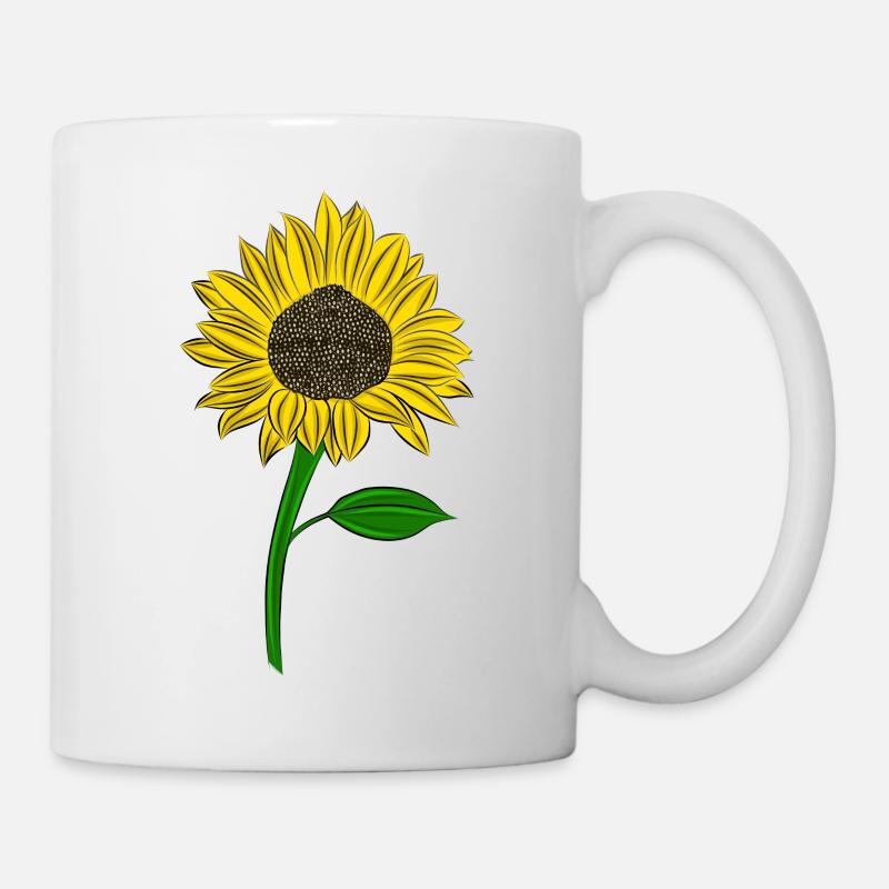 Sunflower - Mug - white