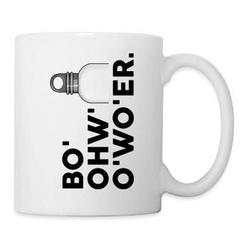 Bo'ohw'o'wo'er Funny Cool British x - Mug - white - Right