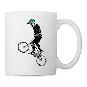 BMX - Tasse - Weiß - Rechts