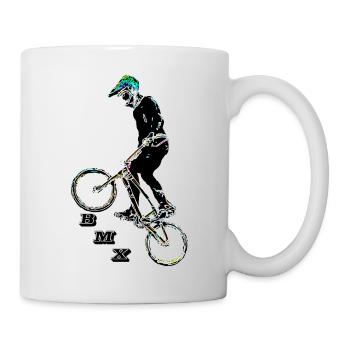 BMX - Tasse - Weiß - Rechts