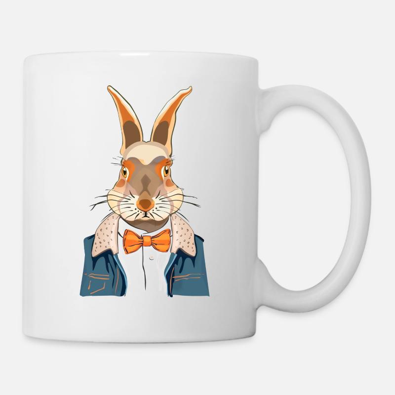 lapin - Mug blanc - blanc